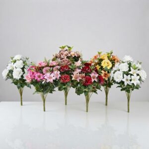 BUSH ROSE/LILIUM x 15